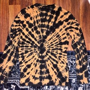 Urban Outfitters | Long Sleeve T | Tie Dye Black S